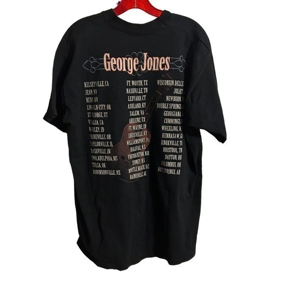 George Jones T-shirt I live totell it all sz XL - Picture 2 of 5